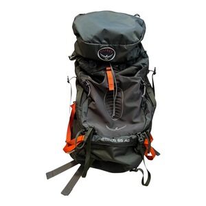 Osprey Atmos 65 AG Backpack Mens Large Green Hiking Trekking Pack + Rain Cover